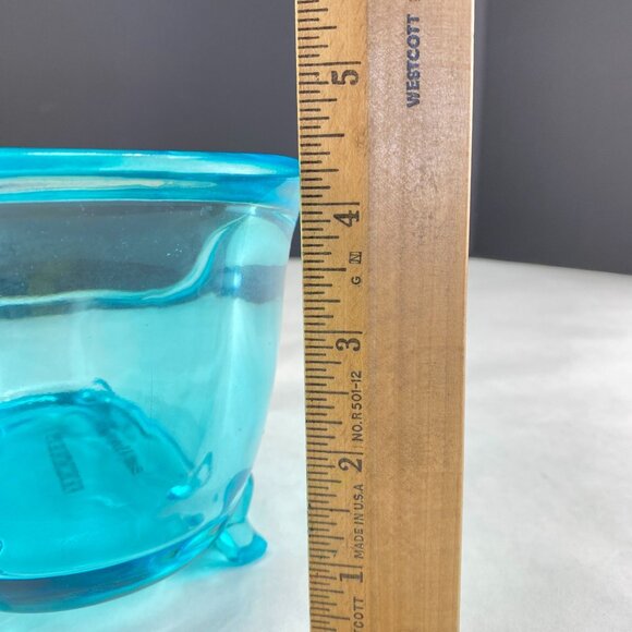 Bath and Body Works Aqua Glass Miniature Claw Foot Bath Tub - Picture 11 of 11